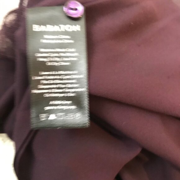 Aritzia Babaton Lionel Maroon Sleeveless Top Size S - Picture 9 of 10